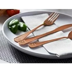 Kitchen Product Store -Kitchen Product Store 313585 Copper Cutlery Set 16pc1