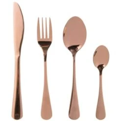 Kitchen Product Store 15 B&M Copper Cutlery Set 16pc