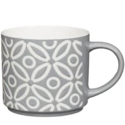 B&M Jumbo Embossed Stacking Mugs 4pk -Kitchen Product Store 329369 Jumbo Embossed Stacking Mugs Set of 4 2