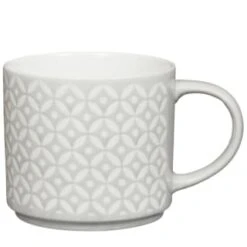 B&M Jumbo Embossed Stacking Mugs 4pk -Kitchen Product Store 329369 Jumbo Embossed Stacking Mugs Set of 4 4