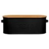 B&M The Organised Kitchen Bread Bin - Black