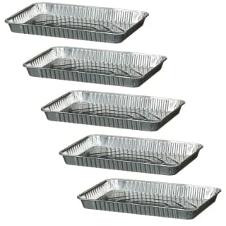 B&M Foil Baking Trays 5pk 2 B&M Foil Baking Trays 5pk - Image 2