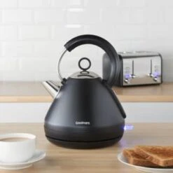 Goodmans Pyramid Kettle 1.5L - Matt Black -Kitchen Product Store 354912 goodmans pyramid kettle black