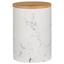 B&M Marble Effect Kitchen Canisters 3pc -Kitchen Product Store 356820 storage canisters marble effect tea