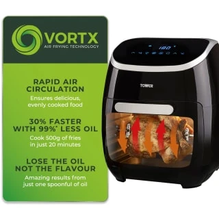 Tower 5-in-1 Air Fryer Oven 11L 15 Tower 5-in-1 Air Fryer Oven 11L - Image 15
