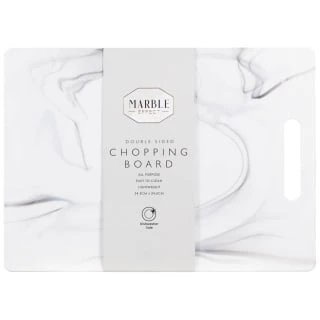B&M Marble Effect Double Sided Chopping Board 1 B&M Marble Effect Double Sided Chopping Board