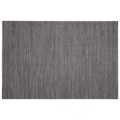 B&M Metallic Woven Placemats - Charcoal 4pk -Kitchen Product Store 363876 4pk woven charcoal placemats 4