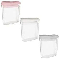 B&M Cereal Storage Container Set 2pk - Grey -Kitchen Product Store 368613 368614 368615 cereal storage set 2 pk main