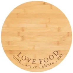 B&M Lazy Susan Rotating Bamboo Serve Board -Kitchen Product Store 369141 lazy susan rotating bamboo serve board 3