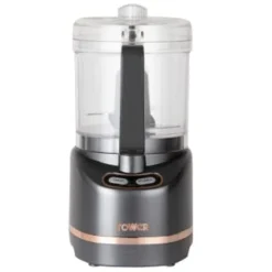 Tower Compact Food Processor 400ml - Grey & Rose Gold -Kitchen Product Store 371731 tower compact food processor