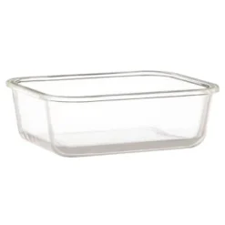 B&M Rectangular Glass Food Containers With Bamboo Lids 2pk 8 B&M Rectangular Glass Food Containers With Bamboo Lids 2pk -Kitchen Product Store 376824 2pk regular glass food container2 2