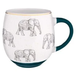 Kitchen Product Store 38 B&M Animal Print Dip Mug - Elephant