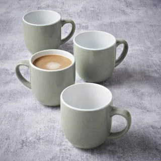 Simply Everyday Gloss Mugs 4pk - Sage 4 Simply Everyday Gloss Mugs 4pk - Sage - Image 4