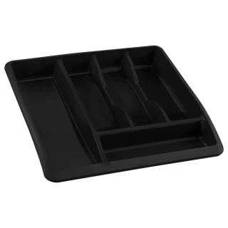 Addis Cutlery Drawer Organiser - Black 1 Addis Cutlery Drawer Organiser - Black