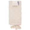 B&M Homestead Embossed Tea Towels With Tassels 2pk - Natural
