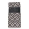 B&M Grey Textured Tea Towels 3pk
