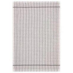 B&M Grey Check Tea Towels 3pk -Kitchen Product Store 380305 3pk check tea towels grey 3