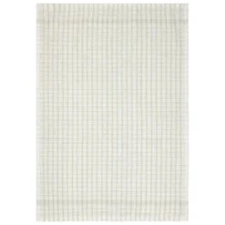 B&M Check Tea Towels - Sage 3pk -Kitchen Product Store 380309 3pk check tea towels sage 4