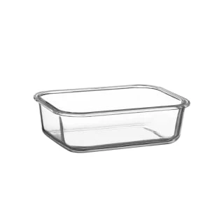 B&M Pink Glass Food Container - Small 2 B&M Pink Glass Food Container - Small - Image 2