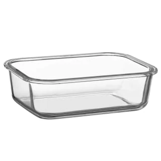 B&M Green Glass Food Container - Large 2 B&M Green Glass Food Container - Large - Image 2