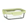 B&M Green Glass Food Container - Medium