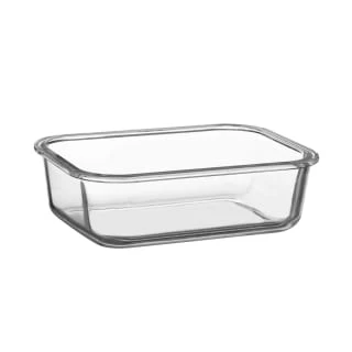 B&M Green Glass Food Container - Medium 2 B&M Green Glass Food Container - Medium - Image 2