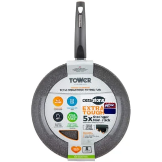 Tower Cerastone Frying Pan 32cm 2 Tower Cerastone Frying Pan 32cm - Image 2