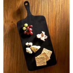 B&M Urban Paradise Black Pine Wood Serve Board 9 B&M Urban Paradise Black Pine Wood Serve Board -Kitchen Product Store 390146 black pine wood serve board with serving handle 5
