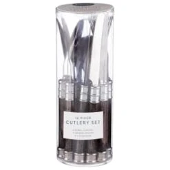 Kitchen Product Store -Kitchen Product Store 392130 16 piece cutlery set charcoal