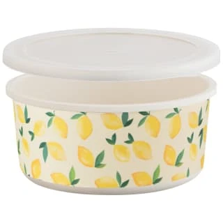 B&M Round Tubs 2pk - Lemons 2 B&M Round Tubs 2pk - Lemons - Image 2