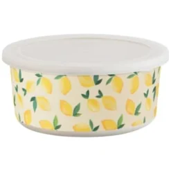 B&M Round Tubs 2pk - Lemons 9 B&M Round Tubs 2pk - Lemons -Kitchen Product Store 392928 2pk reuse and repurpose round tubs lemon 4