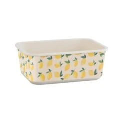 B&M Rectangular Tubs 2pk - Lemons -Kitchen Product Store 392929 2pk reuse and repurpose rectangle tubs lemon 6