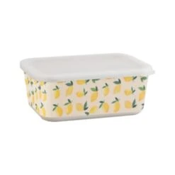 B&M Rectangular Tubs 2pk - Lemons -Kitchen Product Store 392929 2pk reuse and repurpose rectangle tubs lemon 7