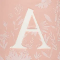 B&M Floral Alphabet Mug (Assorted) 18 B&M Floral Alphabet Mug (Assorted) -Kitchen Product Store 394397 floral alphabet mug pink a 2