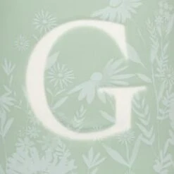 B&M Floral Alphabet Mug (Assorted) -Kitchen Product Store 394402 floral alphapet mug green g 2