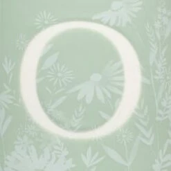 B&M Floral Alphabet Mug (Assorted) -Kitchen Product Store 394402 floral alphapet mug green o 2