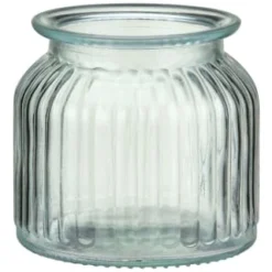 B&M Small Ribbed Glass Jar With Wooden Lid 6 B&M Small Ribbed Glass Jar With Wooden Lid -Kitchen Product Store 394427 ribbed glass jar with wooden lid small 3