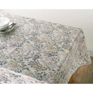 B&M Floral Wipe Clean Printed Tablecloth 132 X 178cm 1 B&M Floral Wipe Clean Printed Tablecloth 132 X 178cm