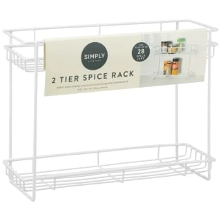 Simply Everyday Two Tier Spice Rack 1 Simply Everyday Two Tier Spice Rack
