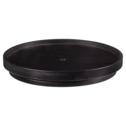 B&M Black Round Turntable