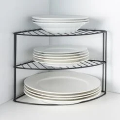 B&M Corner Plate Rack -Kitchen Product Store 394550 corner plate rack