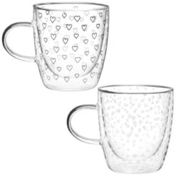 Kitchen Product Store -Kitchen Product Store 396479 printed double wall glass mug group
