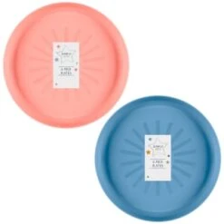 Simply Kids Colour Plates 6pk - Pastel -Kitchen Product Store 398566 398569 6pk simply kids colour plates group 1